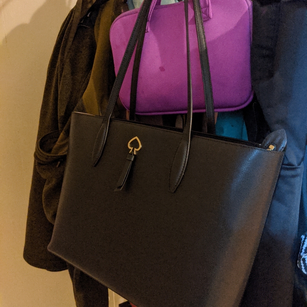 Black Leather Tote